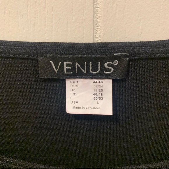 Venus | Black Rhinestone Dress. Size Large. - Picture 3 of 8